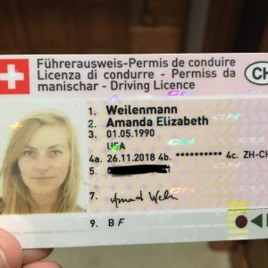 Buy Swiss Driving License online