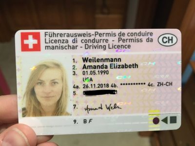 Buy Swiss Driving License online